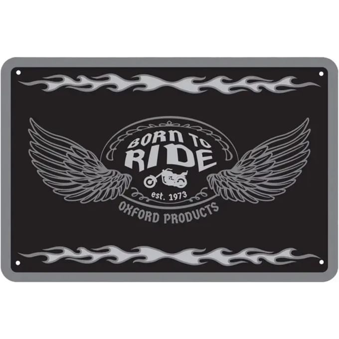 Garage metalen plaat Oxford Born To Ride