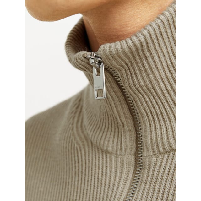 JACK&JONES JJEPERFECT KNIT HALF ZIP SN Heren Trui - Maat S
