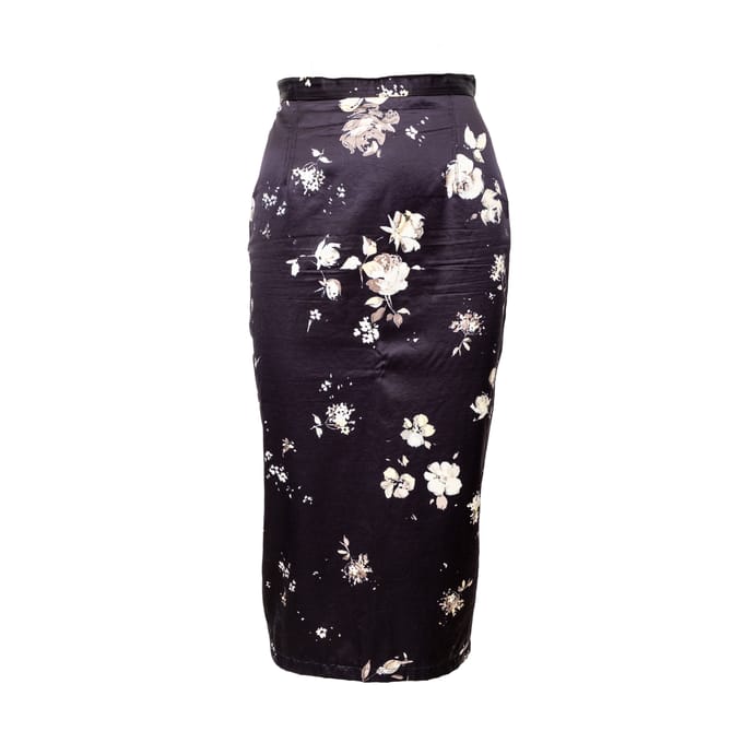 Roberto Cavalli Bloem Motief Rok - '00s