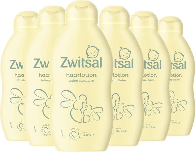 Zwitsal - Haarlotion - Baby - 6 x 200ml