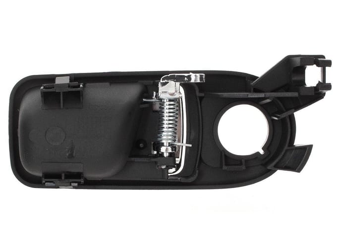 Modecar - Interne Deurgreep - Links - Zwart en Chroom - VW Lupo 99-06