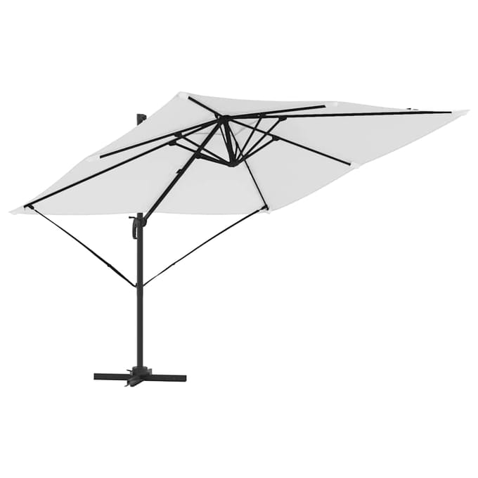 vidaXL - Roma - Parasol - Rechthoekig - 286 - x - 284 - x - 265 - cm