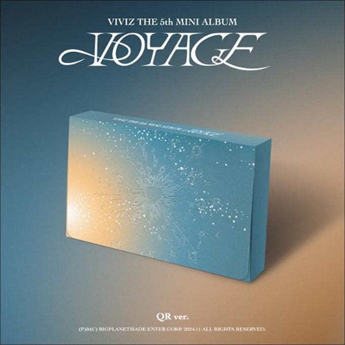VIVIZ - VOYAGE version QR. Le 5ème Mini Album QR VER. gray