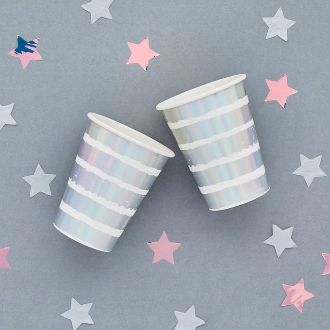 Iridescent Strepen – 10 stuks