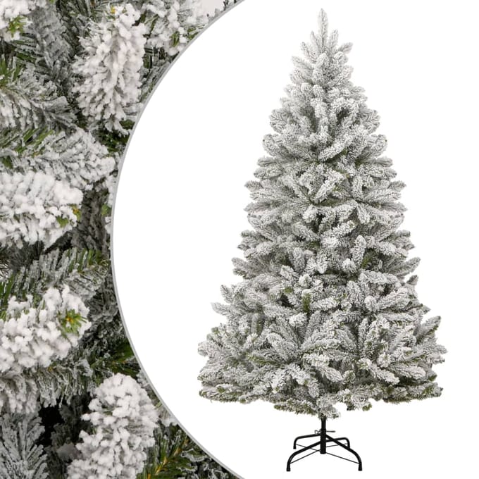 vidaXL - Kunstkerstboom - met - scharnieren - en - sneeuw - 300 - cm