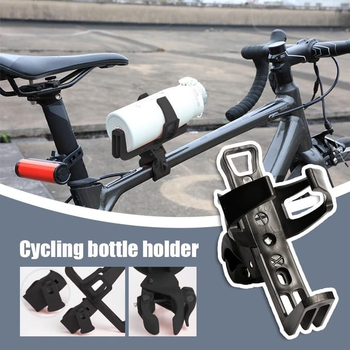 Scooter Waterbekerhouder Elektrische Kooi Fiets Scooter Rek Ketelhouder Accessoires Pro Fles Scooter P6j5 zwart