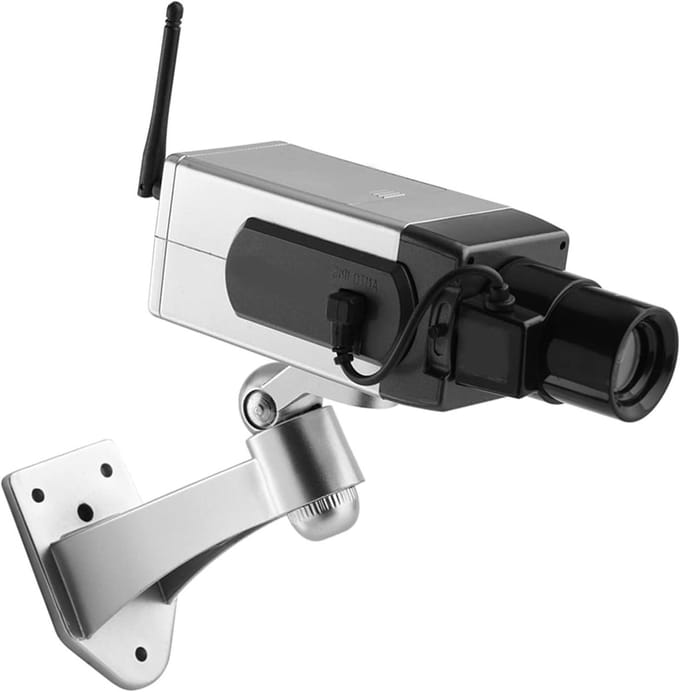 Nep Camera - Dummy Beveiliging - Binnen Buiten - Bewegingsdetectie - Niet Van Toepassing - Zwart