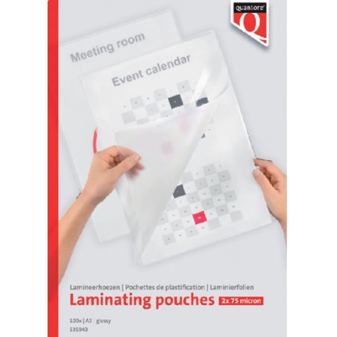 Lamineerhoes Quantore A3 2x75micron 100 stuks