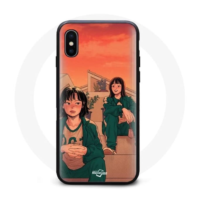 Inktvisspel iPhone XS Max hoesje Ji Yeong nr. 240 EN Kang Sae Byeok nr. 067