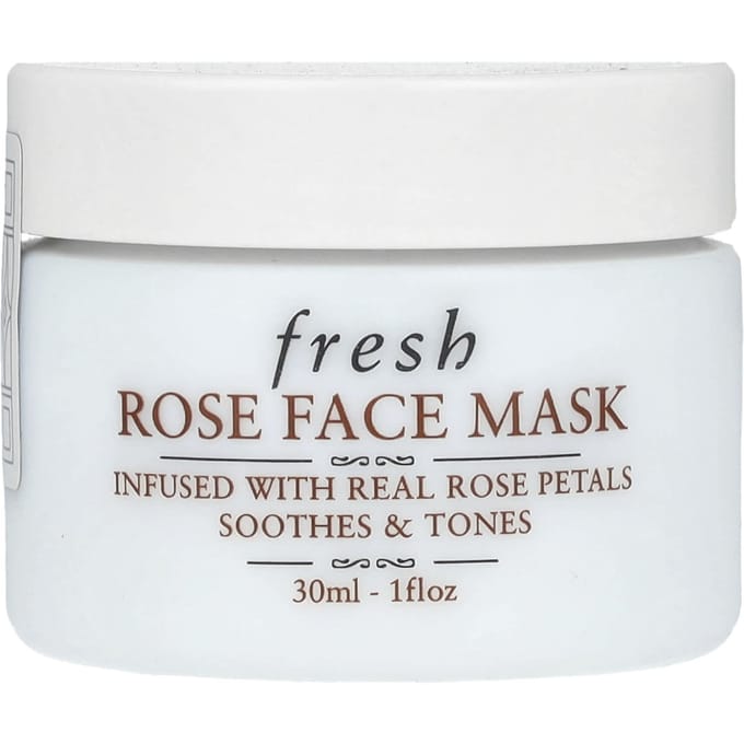 Fris, Roos, Gezicht Schoonheidsmasker, 1 fl oz (30 ml) white