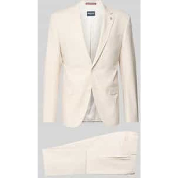 regular fit pak met viscose