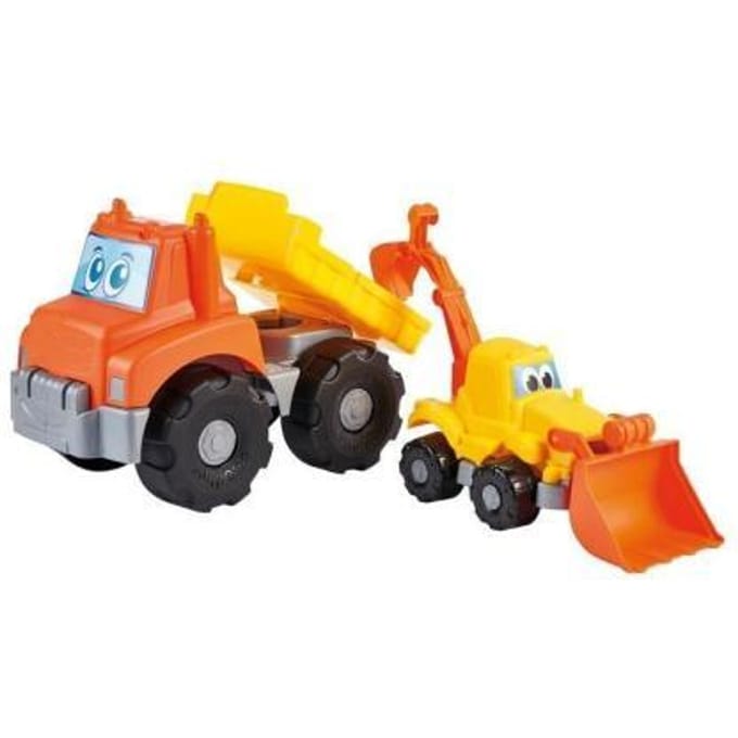 Ecoiffier 492 Vrachtwagen met graafmachine Zand & strand