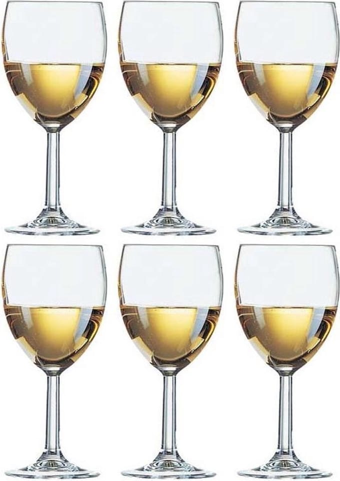 Set van 12 wijnglazen 24cl model Savoie merk Arcoroc