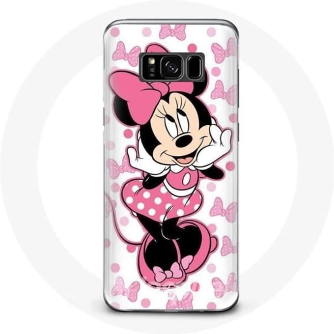 Coque pour Samsung Galaxy S8 Plus Minnie Mouse Dessin animé mignon rose