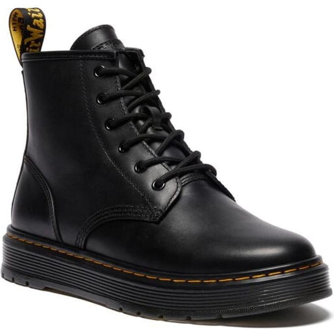Dr. Martens Bikerlaars - Brookline Chukka - Black Lusso - EU36 tot EU45 - zwart