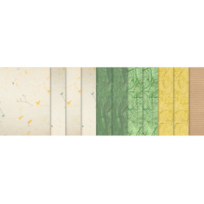 Natuurlijk papier "Daisy"
