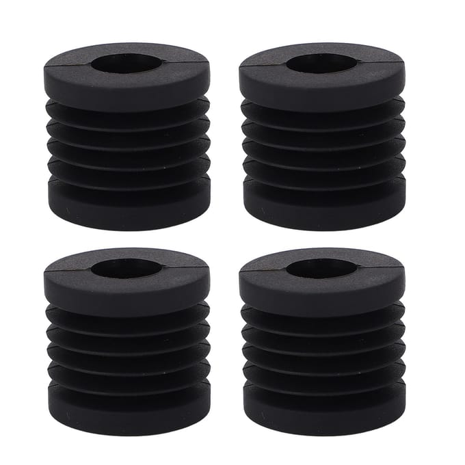 4 stuks Printer Voetpads Anti-Vibratie Schokabsorberend Rubber Printer Voetmat voor Bambu Lab X1 X1C P1P P1S 3D Printer black