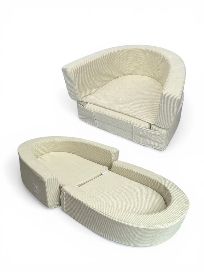 Liefjes & Co Campingbedje - Sofa - Opklapbaar - Wit