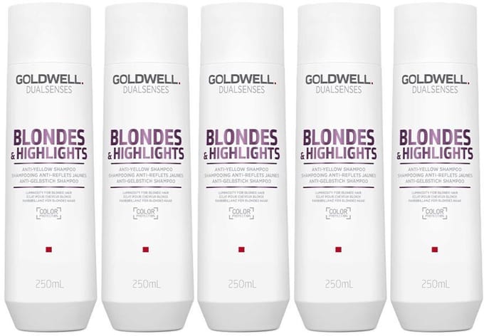 10x Goldwell Dualsenses Blondes & Highlights Anti-Yellow Shampoo 250ml