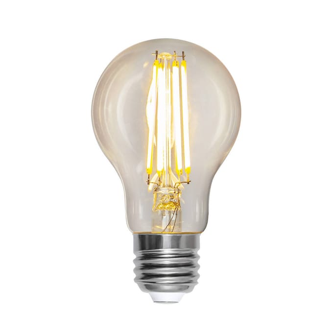 Standaard bol helder filament - E27 - 8W - Extra Warm Wit - 2700K - Dimbaar