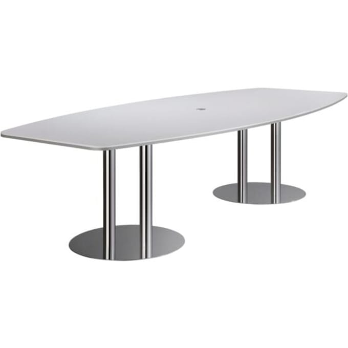 KARAT S 28 C - Karat Wit met voetstuk / chroom 280 x 130