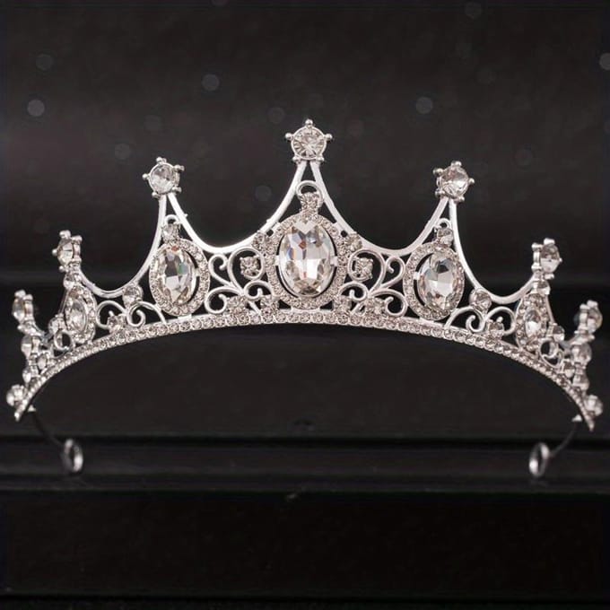Strass Kroon Hoofdband Bruiloft Bruid Prinses Koningin Haar Tiara