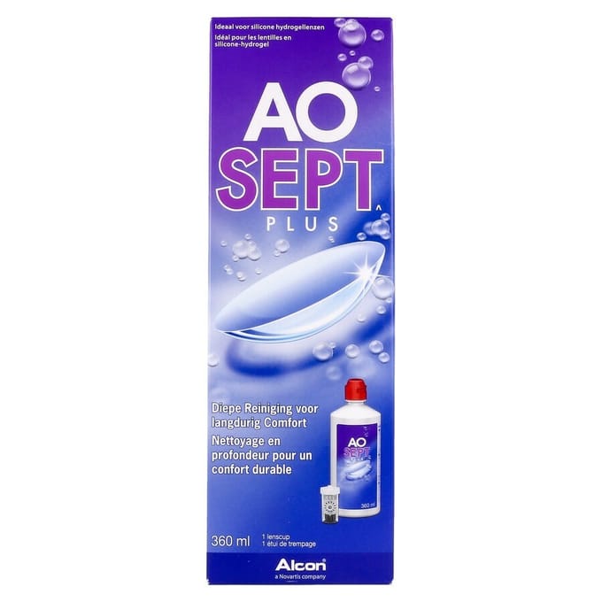 Aosept Plus 360 Bewarings-en-reinigingsoplossing