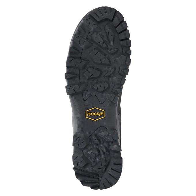 Mountain Warehouse Heren Storm Suede IsoGrip Loopschoenen (Donkergrijs)