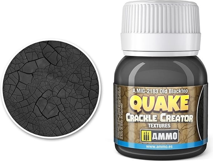 AMMO by Mig Jimenez Modelbouwdecoratie - MIG 2183 Old Blacktop - Quake Crackle Creator Textures - 40ml Effecten potje