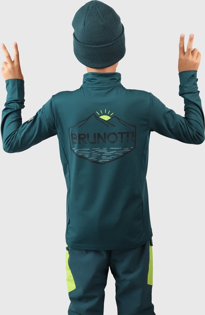 Brunotti Tenny Jongens Fleece Pully - Groen - 140