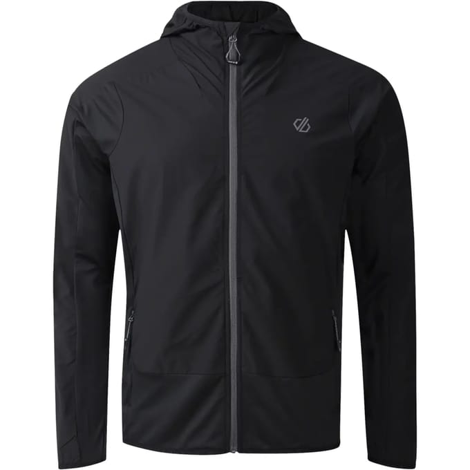 Dare2B Heren Endurance Windbestendige Waterafstotende Stretch Midlayer met Capuchon