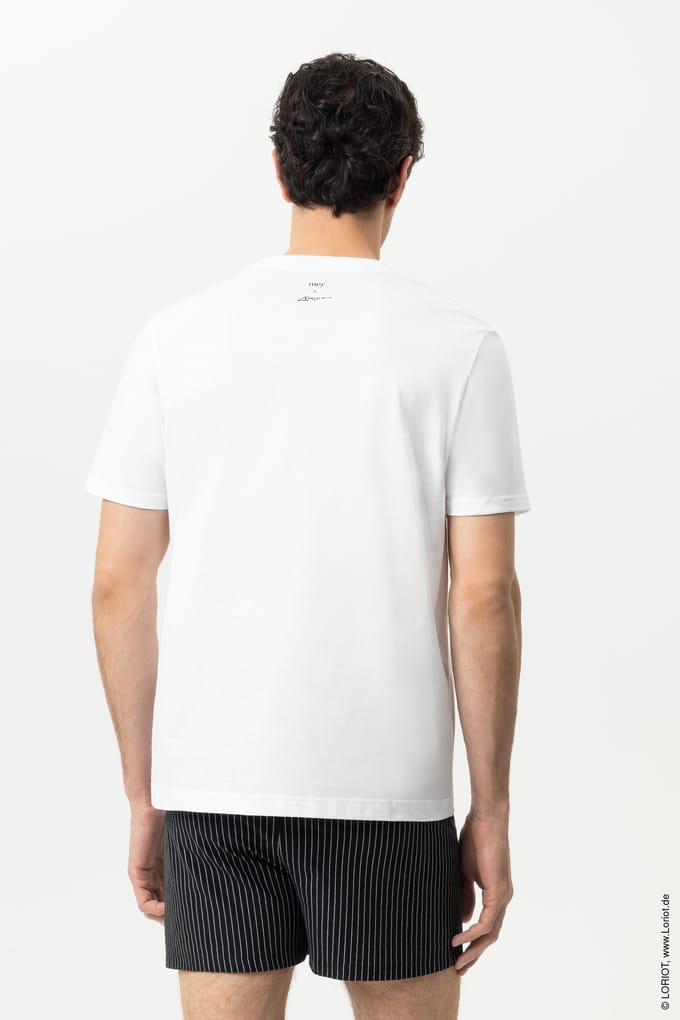 T-shirt Serie mey x LORIOT Wit