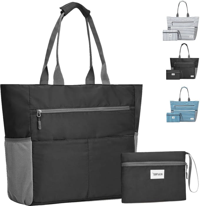 Dailygoods- Strandtas met Rits - Shopper Dames - Waterdichte