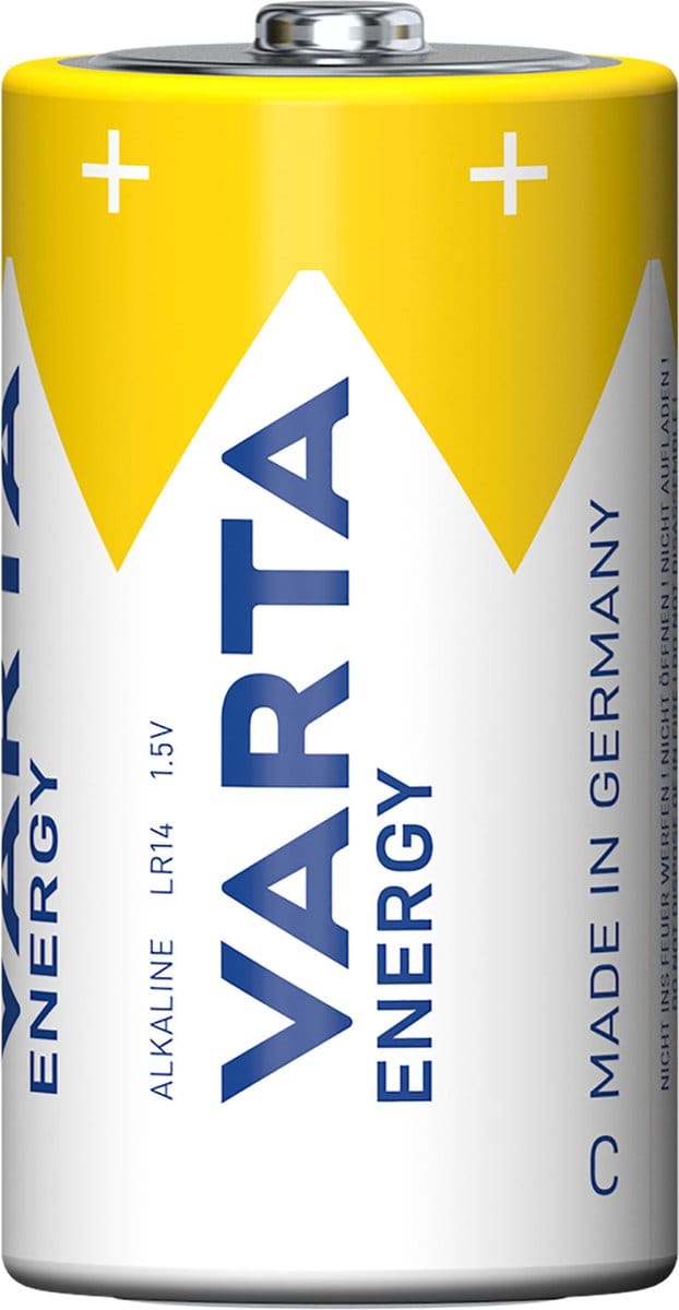 Varta Krachtige alkaline batterijen - LR14/C - 1,5 Volt - set van 2 stuks