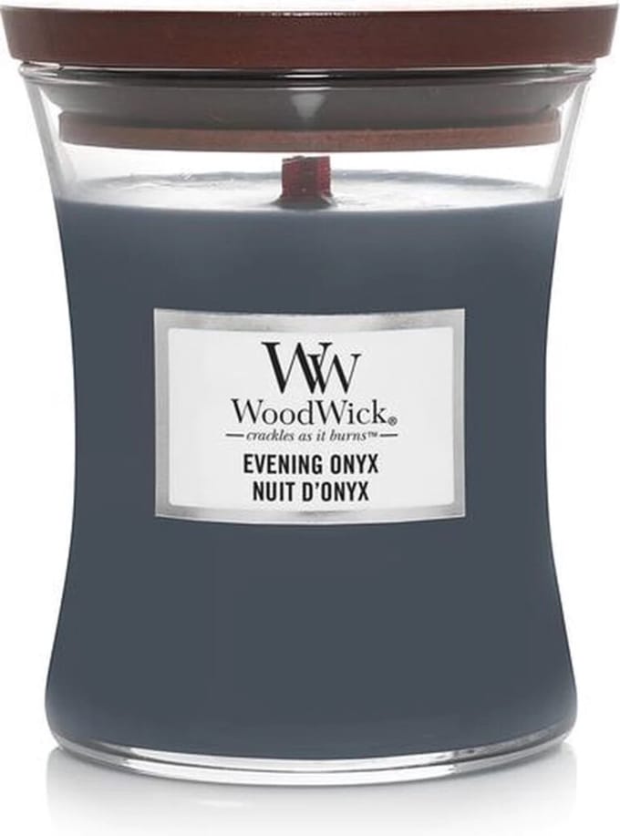 Woodwick medium candle - Evening Onyx