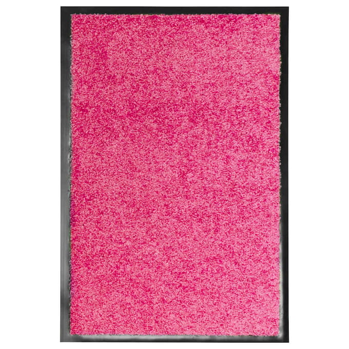 vidaXL - Deurmat - wasbaar - 40x60 - cm - roze