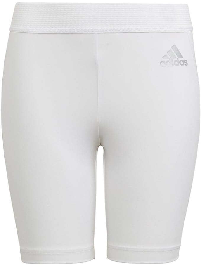 adidas Short Kinderen Techfit Tights Wit H23163 - Maat 116cm