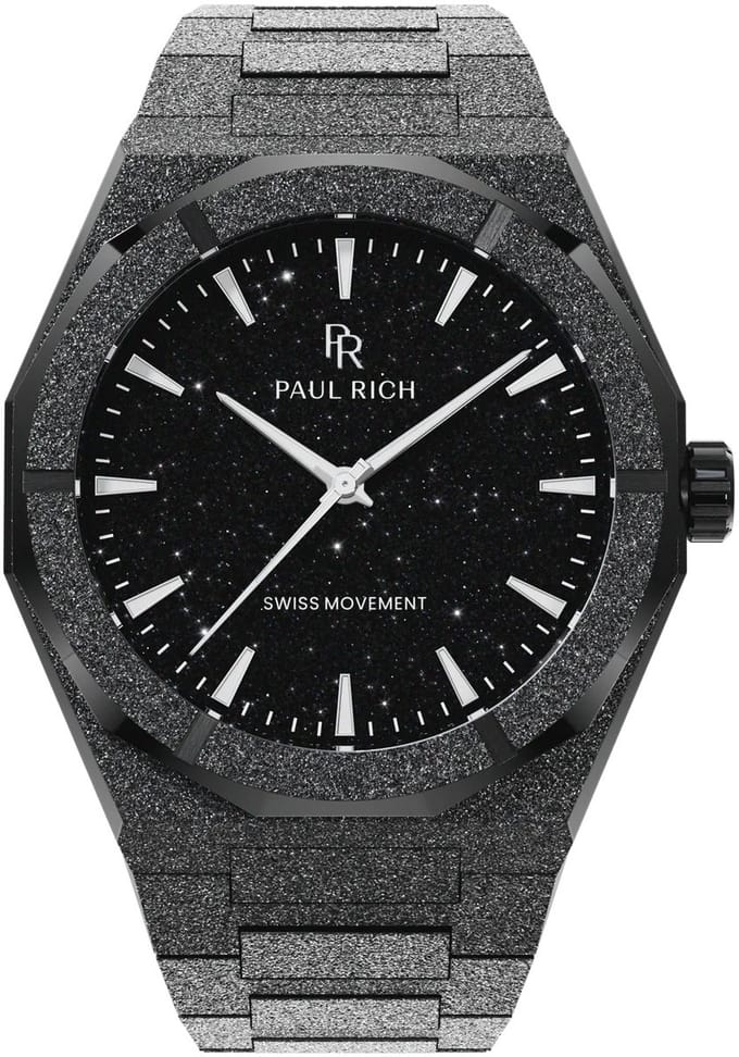 Paul Rich Frosted Star Dust II Void Black VOID03 horloge