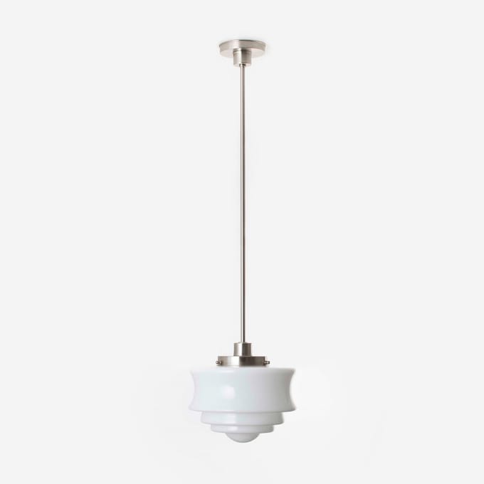 Hanglamp Nordic 20's Matnikkel - Art Deco Trade