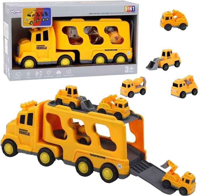 Woopie Road Tow Truck Set van 5 auto's - Pechhulp - UNI