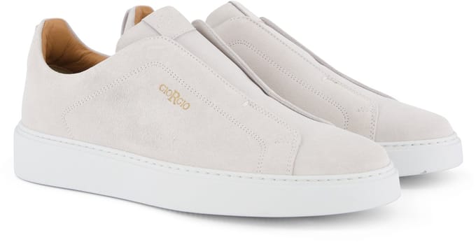Giorgio instapper creme leer