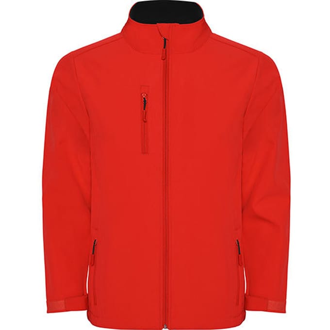 Roly Kinder/Kinder Nebraska Soft Shell Jas (Rood)