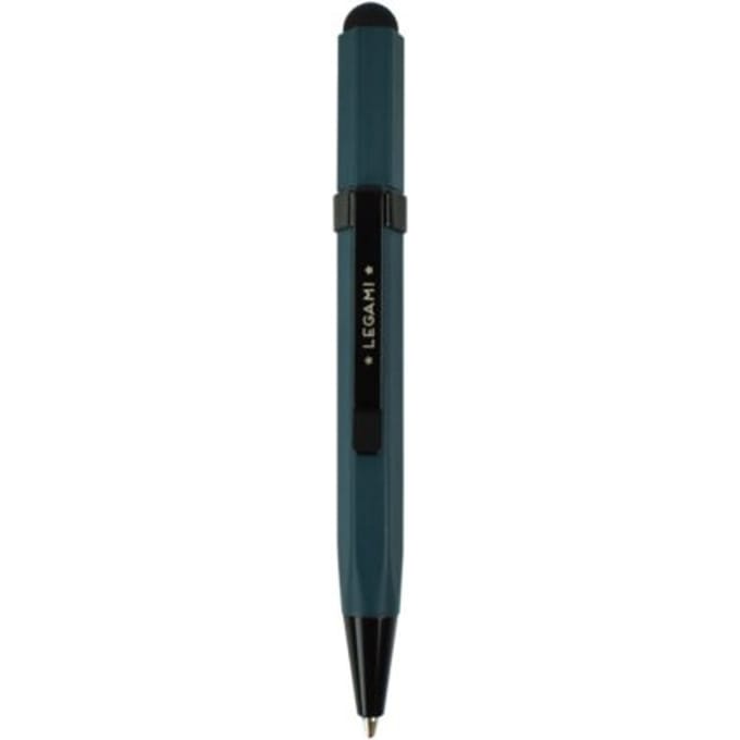 Legami balpen met touchscreen rubber - petrol blauw