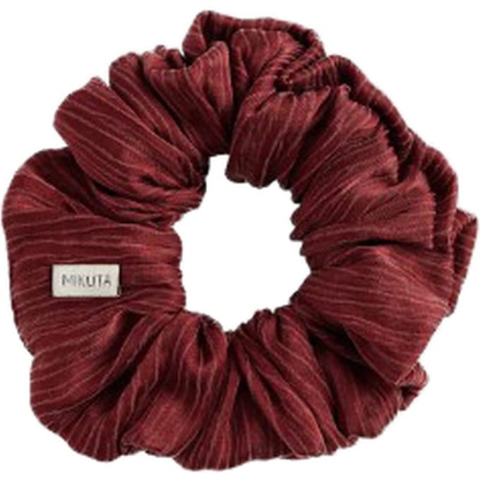 Mikuta The Red Crinkle Scrunchie Red Taglia: OS | Accessori per Capelli Outlet | Donna | Rosso