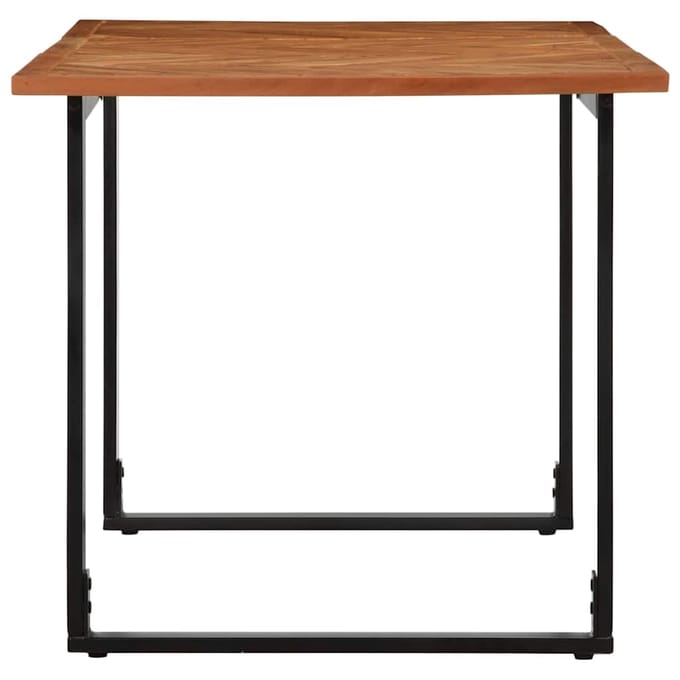 vidaXL - Eettafel - 160x80x75 - cm - massief - acaciahout