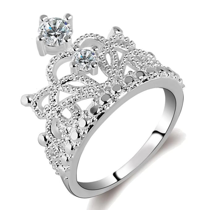 Europese en Amerikaanse Hand Sieraden Kroon Ring voor Vrouwen No. 9
