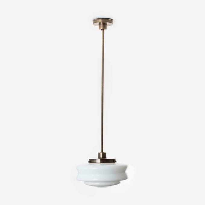 Hanglamp Grote Tol 20's Brons - Art Deco Trade