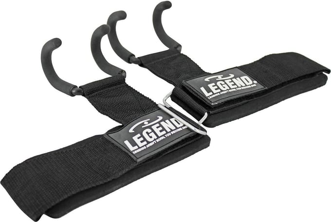Fitness Haak Heren/Dames Zwart Power Haak - Goede grip - Onesize Default