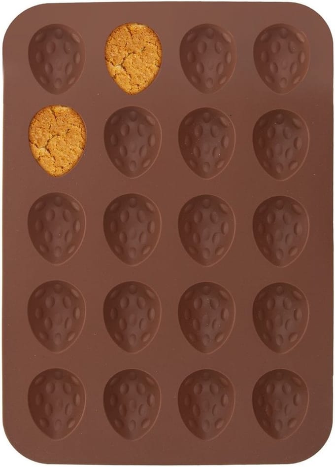 Koekjesvorm Silicone Bruin Noten SILLINIE - Bakvorm voor Koekjes