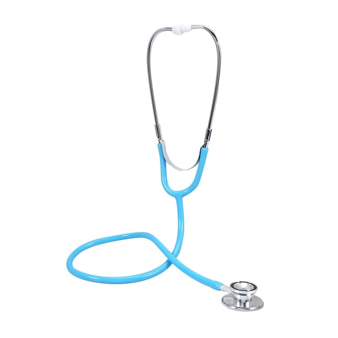 Multifunctionele stethoscoop met dubbele kop, stethoscoop voor medische gezondheidszorg, blauw beige